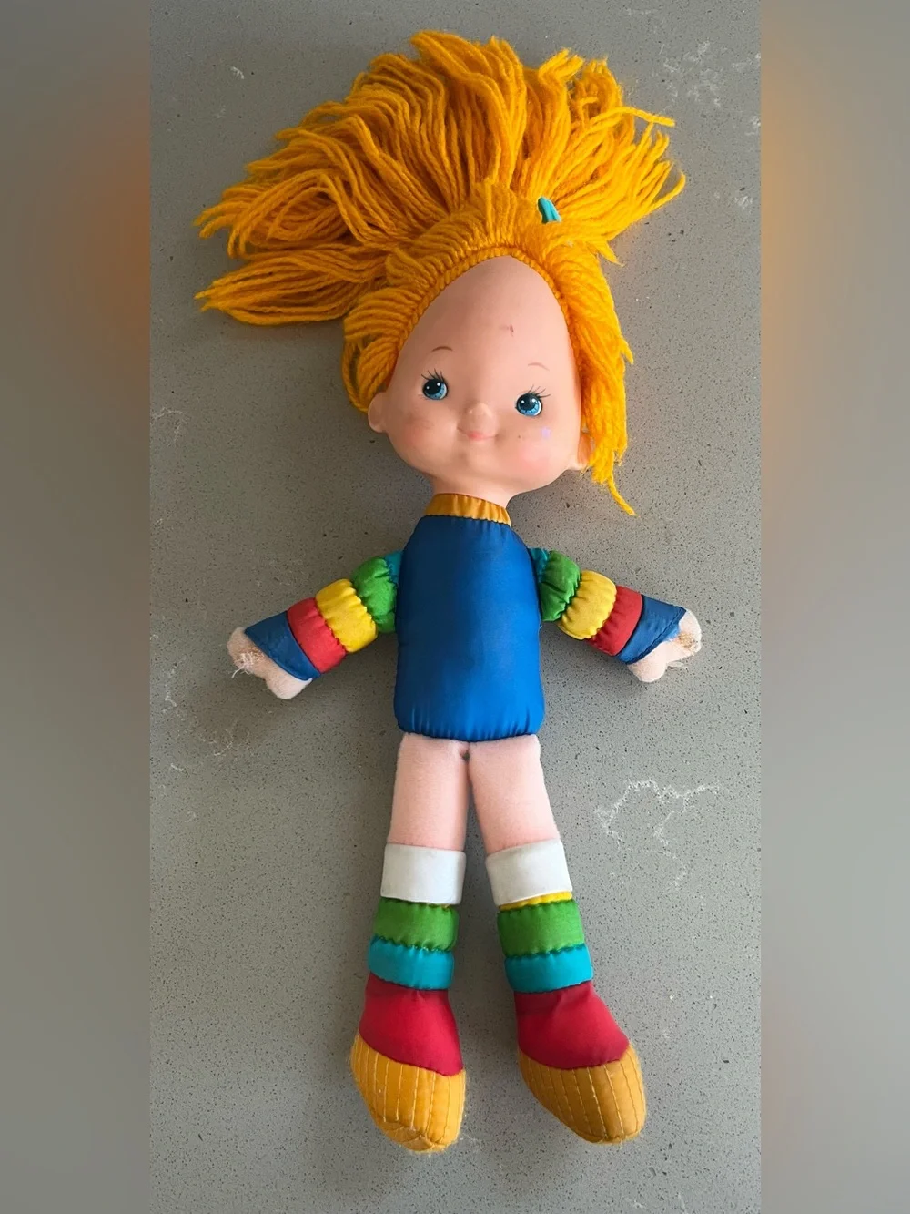 Vintage 80’s 1983 Hallmark Rainbow Brite 12” Doll Original Plush Mattel